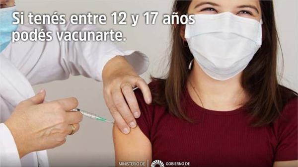 Se abre la inscripción para vacunar a personas de entre 12 y 17 años Se abre la inscripción para vacunar a personas de entre 12 y 17 años