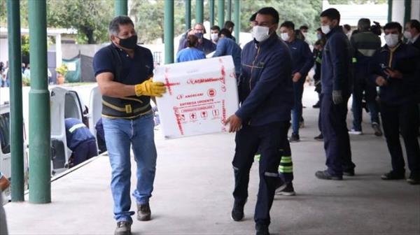 Con la llegada de 24.600 dosis de Sputnik V adelantarán turnos de mayo Con la llegada de 24.600 dosis de Sputnik V adelantarán turnos de mayo