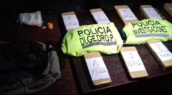 Secuestran siete kilos de marihuana en la zona sur Secuestran siete kilos de marihuana en la zona sur